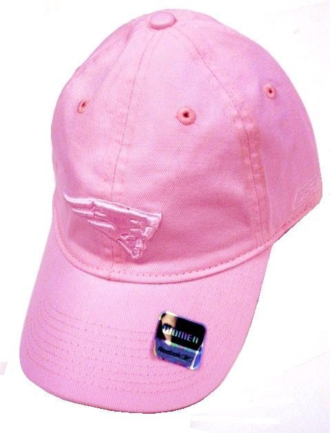 New England Patriots NFL Pink w/ Pink Logo Slouch Hat Cap Womens