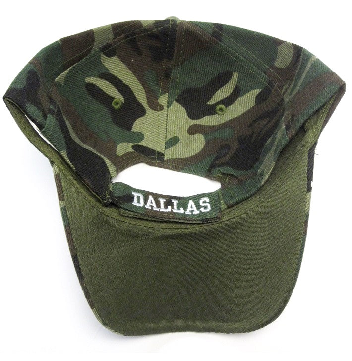 Dallas Cowboys Camo Hat Cap Script Visor Embroidered Signature Double –  East American Sports LLC