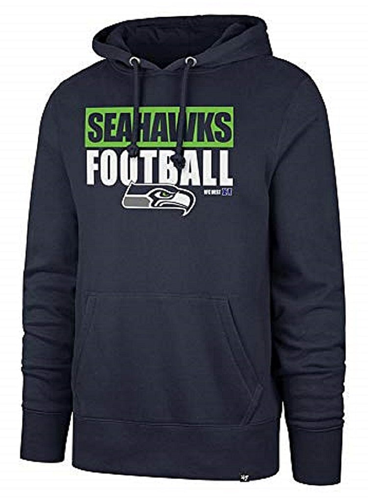 Seattle Seahawks Sweatshirt Men Large Adult Gray NFL Football