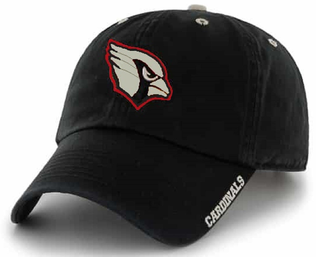 Black Arizona Cardinals Flat Bill Hat