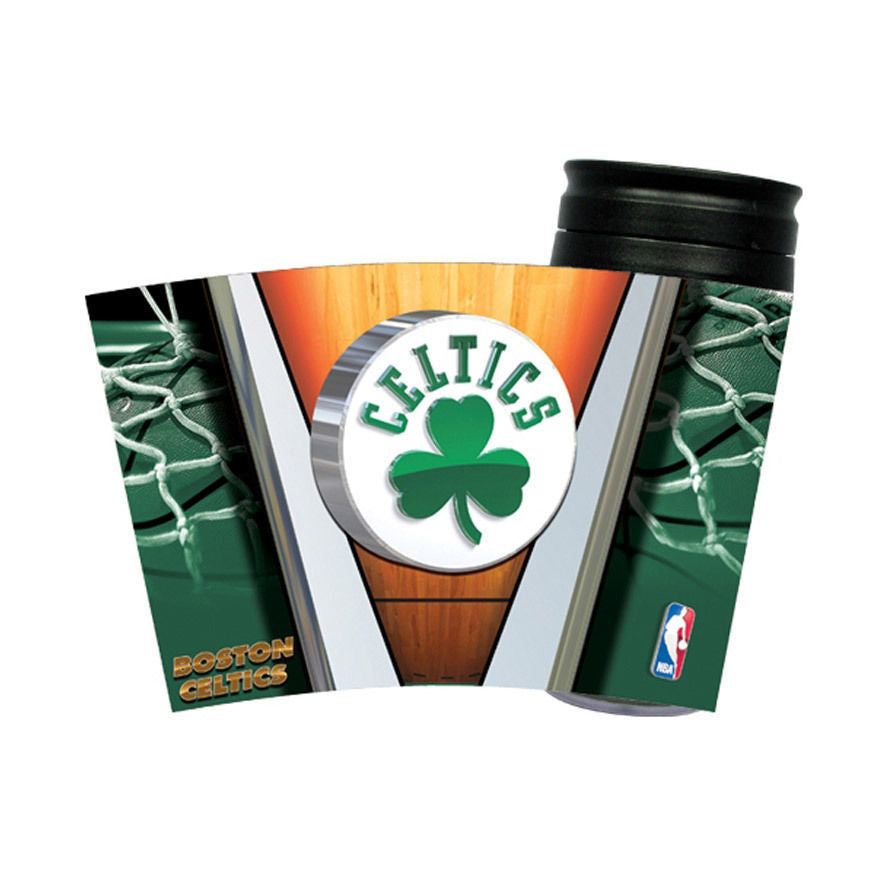 Boston Celtics NBA 16oz Insulated Travel Tumbler Coffee Mug – East