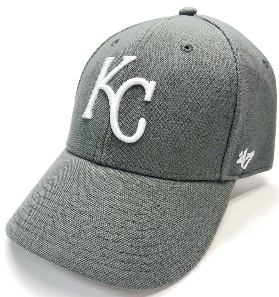 Kansas City Royals MLB '47 MVP Dark Gray White Logo Hat Cap Adult