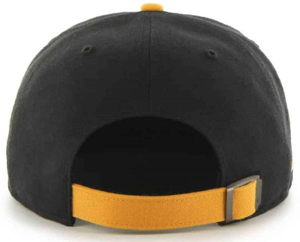 47 Men's Pittsburgh Steelers Super Hitch Throwback Black Adjustable Hat