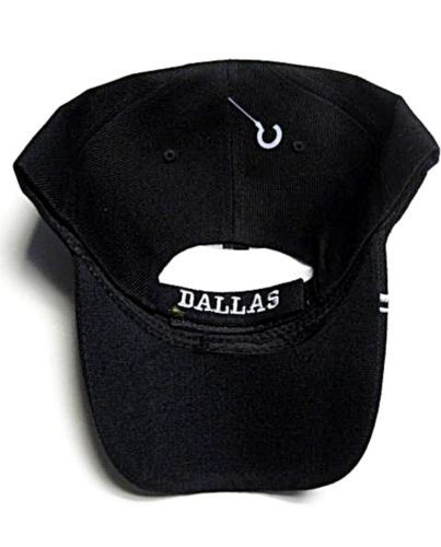 StclaircomoShops, Cowboys Triple Black Logo Snapback Hat