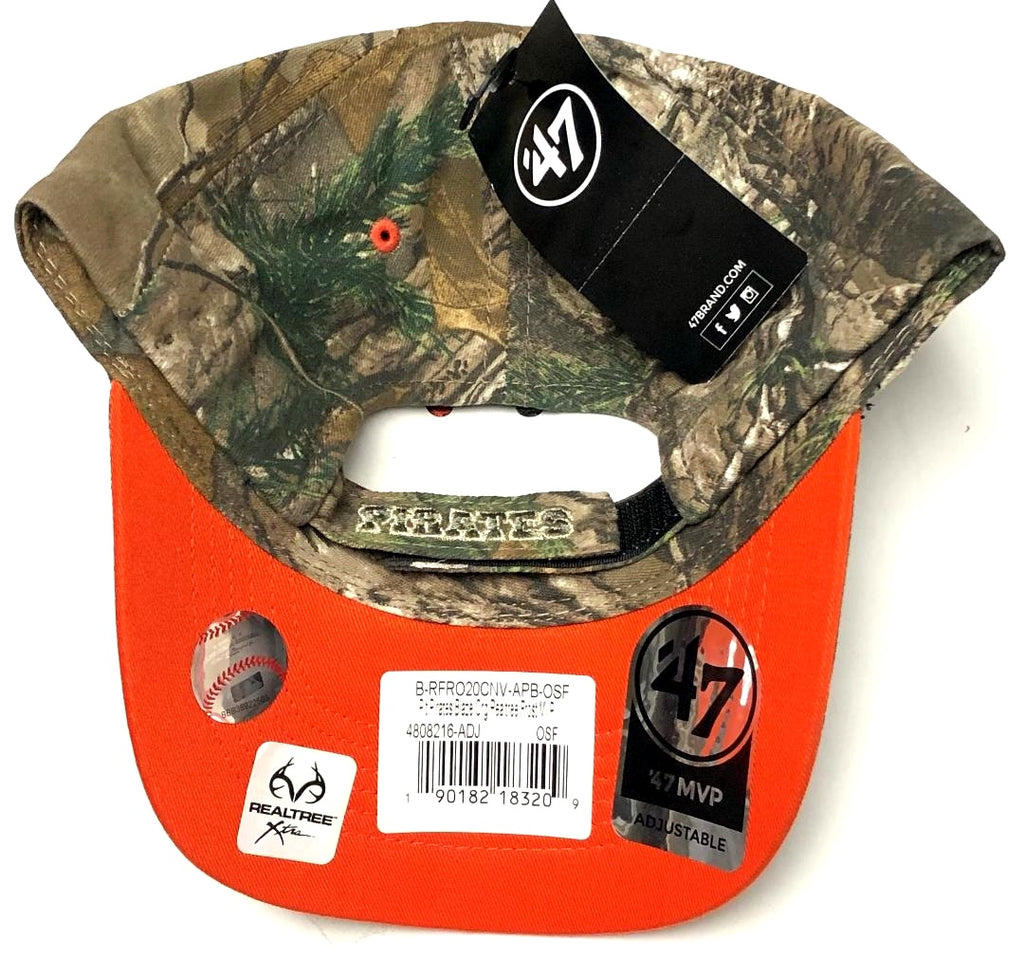 Pittsburgh Pirates MLB '47 Realtree Frost Camo Orange Hat Cap Adult Me –  East American Sports LLC