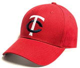 Minnesota Twins MLB MVP Solid Red Basic Hat Cap Adult Men's Adjustable