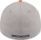 Denver Broncos NFL New Era 39Thirty Stripe Gray Hat Cap Men's Flex Fit M/L