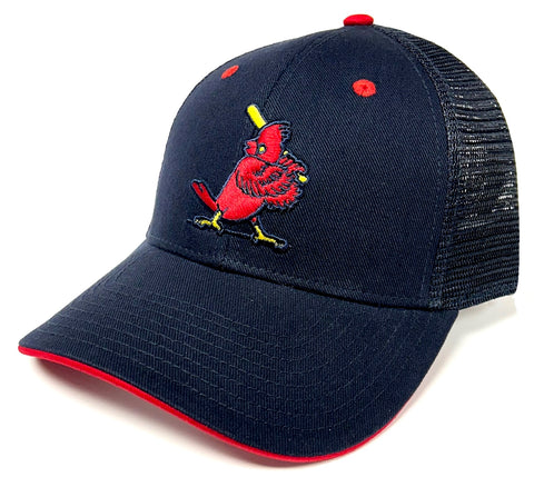 St. Louis Cardinals MLB MVP 1956 Cooperstown Vintage Throwback Navy Blue Mesh Hat Cap Men's Snapback Adjustable