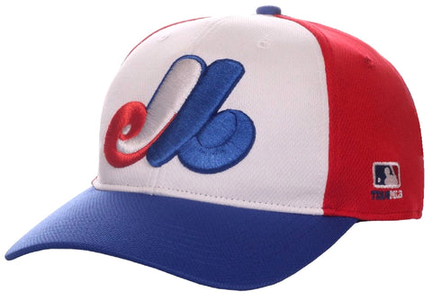 Montreal Expos MLB OC Sports Cooperstown Red White Blue Legacy Vintage Hat Cap Adult Men's Adjustable