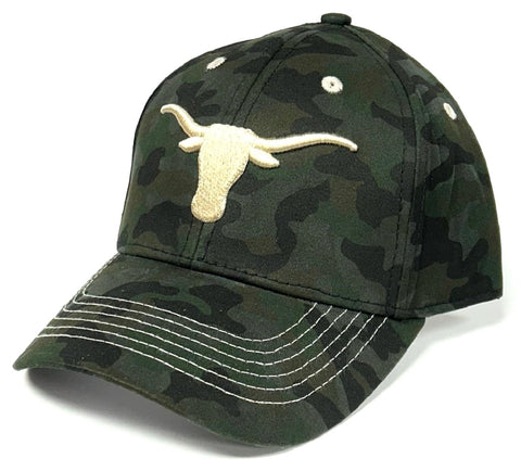 Texas Longhorns NCAA MVP Comrade Dark Hunting Camo Gold Men's Hat Cap Adjustable