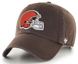 Cleveland Browns NFL '47 Brown Clean Up Relaxed Dad Hat Cap Men's Adjustable