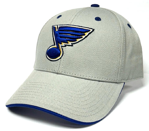 St. Louis Blues NHL MVP Money Maker Gray Hat Cap Adult Men's Snapback Adjustable