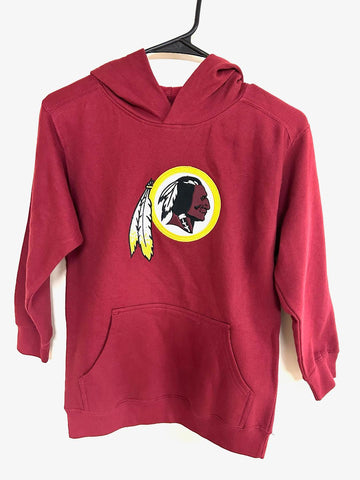 Washington Redskins NFL Reebok Youth Boys Throwback Hoodie Pullover Size 8 Small