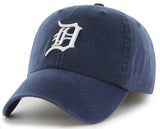 Detroit Tigers MLB Clean Up Navy Blue Relaxed Dad Hat Cap Adult Men's Adjustable