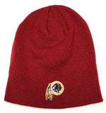 Washington Redskins NFL Classic Cardinal Red Cuffless Knit Hat Cap Adult Beanie