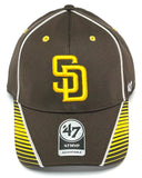 San Diego Padres MLB '47 MVP Radiate Brown Hat Cap Adult Men's Adjustable