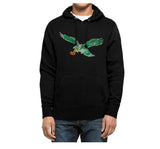 Philadelphia Eagles '47 Retro Throwback Black Knockaround Pullover Hoodie Men's