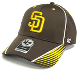 San Diego Padres MLB '47 MVP Radiate Brown Hat Cap Adult Men's Adjustable