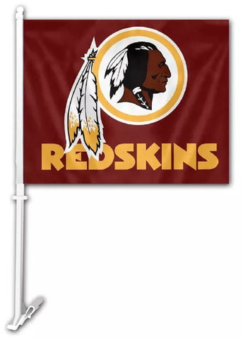 Washington Redskins NFL Vintage Car Flag Window Pole Banner Auto Truck Tailgate