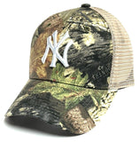 New York Yankees MLB Fan Favorite Mossy Oak Camo Mesh Hat Cap Men's Snapback