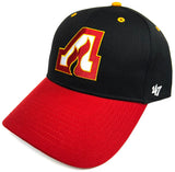 Atlanta Calgary Flames NHL '47 MVP Vintage Black Two Tone Hat Cap Adult Men's Adjustable