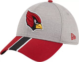 Arizona Cardinals NFL New Era 39Thirty Stripe Gray Hat Cap Men's Flex Fit L/XL