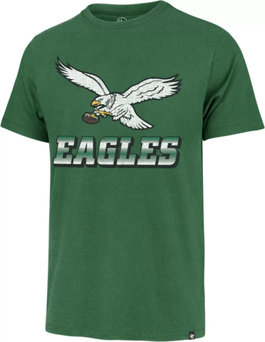 Philadelphia Eagles NFL '47 Vintage Throwback Green Tee Shirt Men's XL X-Large