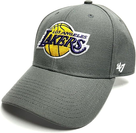 Los Angeles Lakers NBA '47 MVP Basic Gray Hat Cap Adult Men's Adjustable