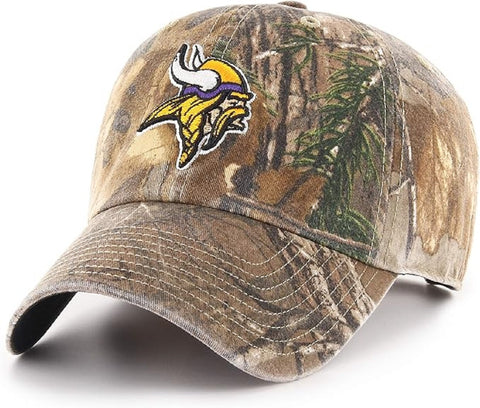 Minnesota Vikings OTS RealTree Hunting Camo Challenger Hat Cap Men's Adjustable