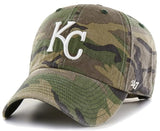 Kansas City Royals MLB '47 Camo Clean Up Dad Hat Cap Adult Men's Adjustable