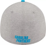 Carolina Panthers NFL New Era 39Thirty Stripe Gray Hat Cap Men's Flex Fit M/L