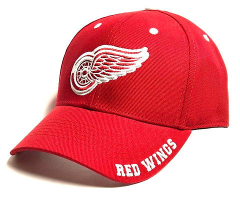 Detroit Red Wings NHL MVP Frost Red Hat Cap Adult Men's Adjustable Snapback