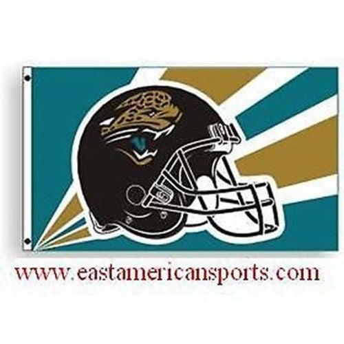 Jacksonville Jaguars New Helmet Grommet Pole Flag