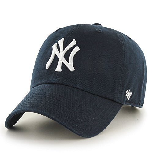 47 Brand MLB NY Yankees baseball cap in white with black pinstripes