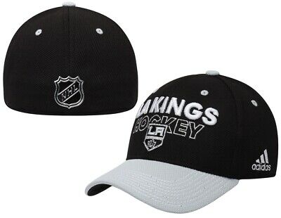Los Angeles Kings Adidas Two-Tone Gray Black Structured Snapback