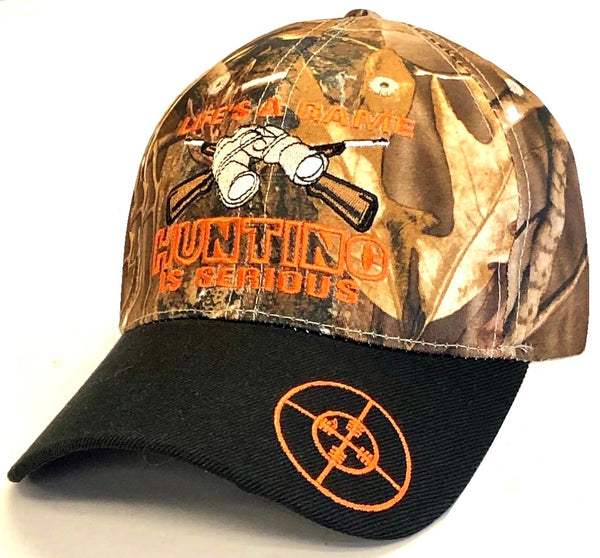 TFA Duck Hunter Black & Orange Camo Flames Hunting Hat Cap Adult Men's –  East American Sports LLC