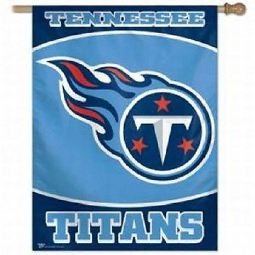 Tennessee Titans NFL 27 x 37 Vertical Hanging Wall Flag Logo Banner Fa –  East American Sports LLC