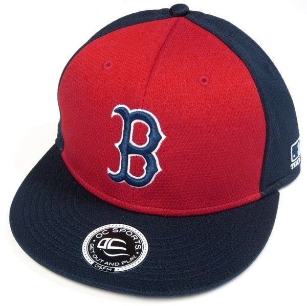 OC Sports Yankees MLB Q3 Flat Hat Cap Navy/Gray Two Tone NY Logo OSFM