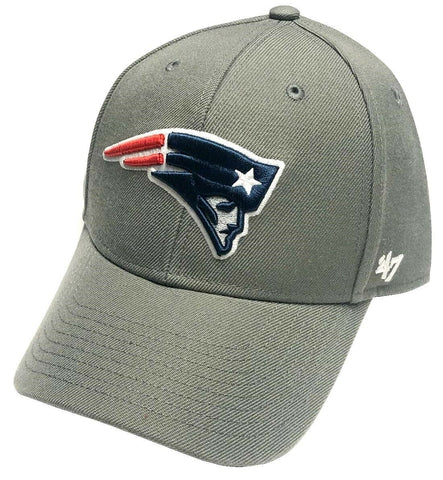 New England Patriots NFL '47 MVP Gray Structured Hat Cap Adult