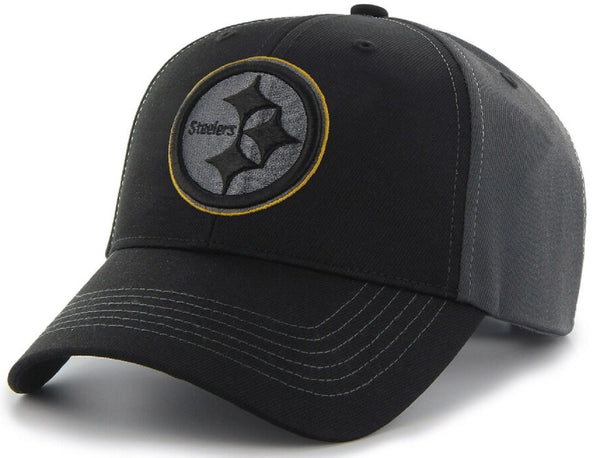 Pittsburgh Steelers NFL Apparel Black Blackball Tonal Logo Hat Cap Men –  East American Sports LLC